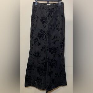 Pilcro Gray Maxi Trumpet Jeans Night Out